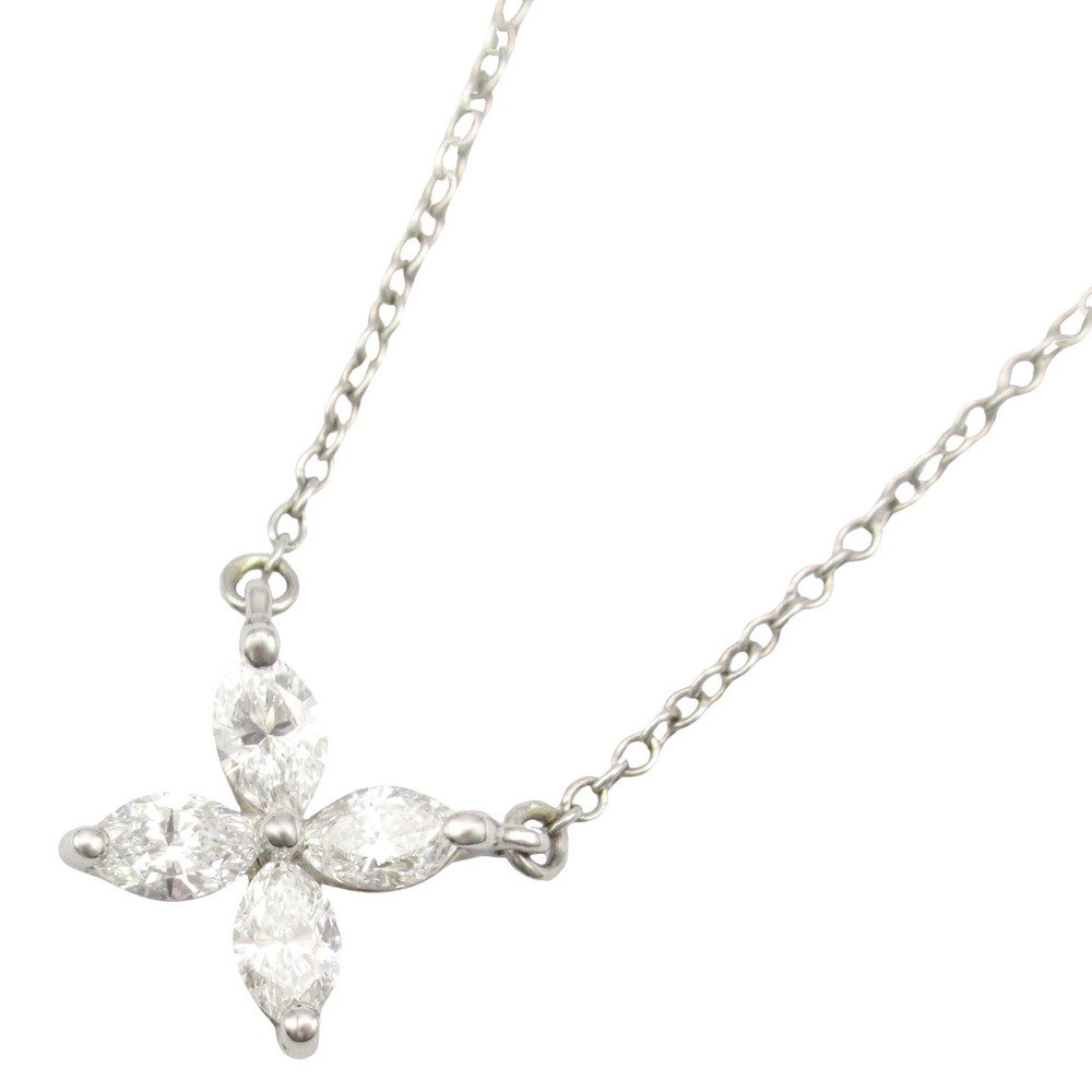 Tiffany Co Victoria Necklace Platinum Diamond Sterling Silver